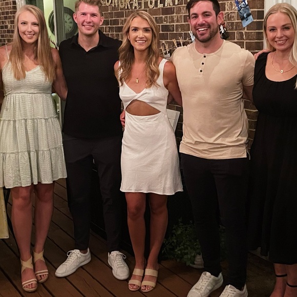 Petal & Pup Mini Apollo White Cutout Dress - Picture 3 of 4